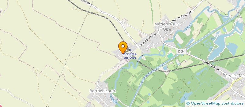 localisation de l'entreprise AUTO ECO NORD AISNE à MEZIERES-SUR-OISE
