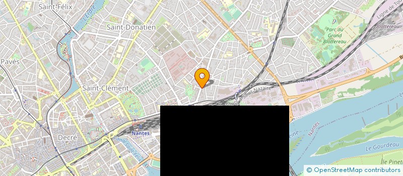 localisation de l'entreprise AUTO ECOLE 1000 BORNES  NANTES