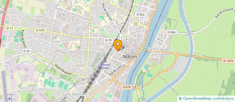 localisation de l'entreprise AUTO ECOLE 2000 à MACON