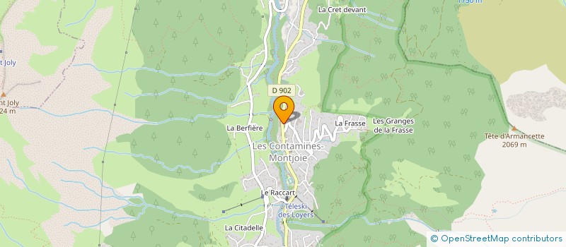 localisation de l'entreprise AUTO ECOLE 4810  SAINT-GERVAIS-LES-BAINS