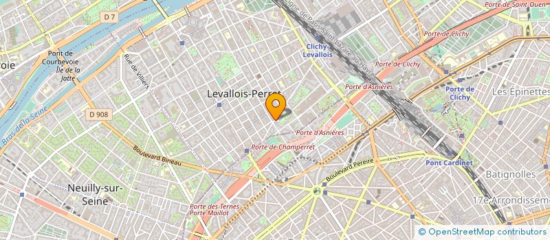 localisation de l'entreprise AUTO ECOLE A R 2 à LEVALLOIS-PERRET