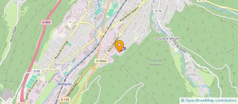 localisation de l'entreprise AUTO ECOLE ABABIL à OYONNAX