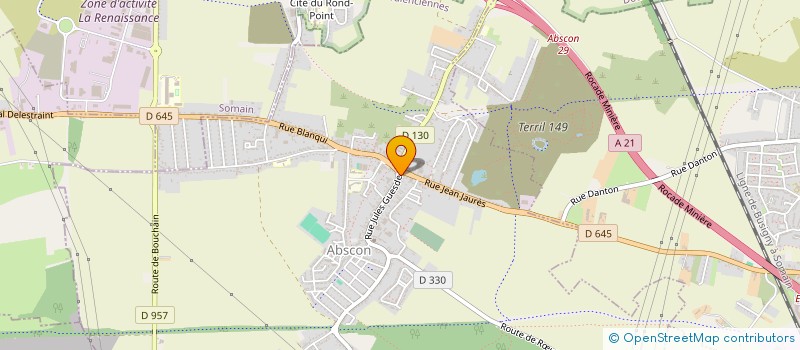 localisation de l'entreprise AUTO ECOLE ABS  ABSCON