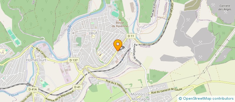 localisation de l'entreprise AUTO ECOLE ACCESS BUTRYN  JUF