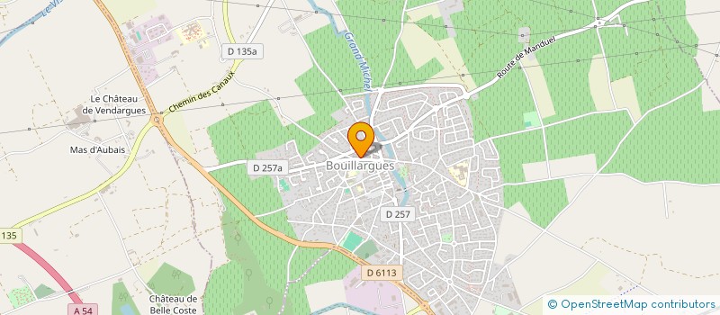 localisation de l'entreprise AUTO ECOLE ACS  BOUILLARGUES