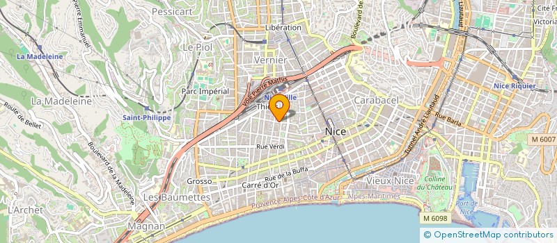 localisation de l'entreprise AUTO-ECOLE ADRENALINE à NICE