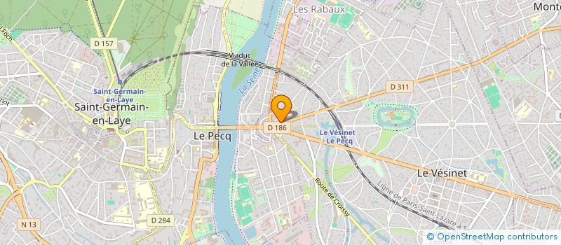 localisation de l'entreprise AUTO ECOLE AEC à LE VESINET