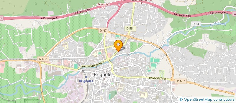 localisation de l'entreprise AUTO ECOLE AGENCE ECF DU LYCEE à BRIGNOLES