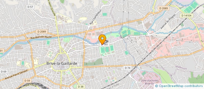 localisation de l'entreprise AUTO-ECOLE AIMAR  BRIVE-LA-GAILLARDE