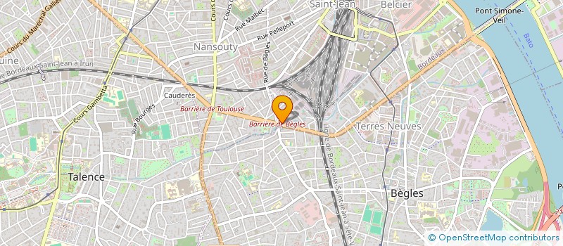 localisation de l'entreprise AUTO-ECOLE ALBERT 1ER à BORDEAUX