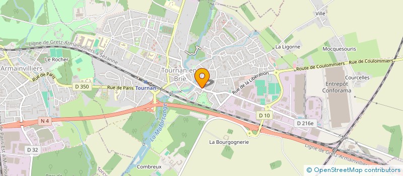 localisation de l'entreprise AUTO ECOLE AMG M2  MELUN