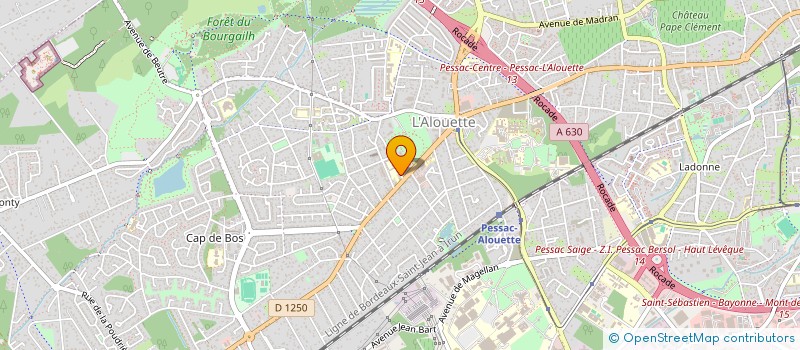 localisation de l'entreprise AUTO-ECOLE ARTIGALAS à PESSAC
