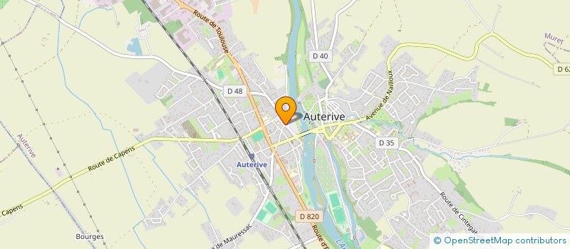 localisation de l'entreprise AUTO ECOLE AUTO'RIVE  AUTERIVE