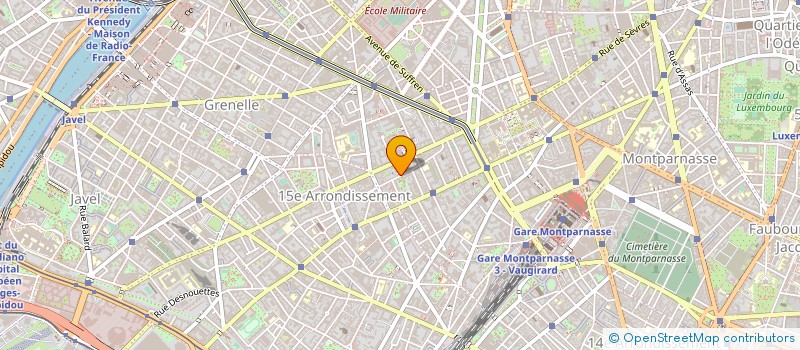 localisation de l'entreprise AUTO ECOLE AZUR à PARIS