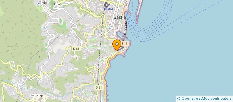 localisation de l'entreprise AUTO ECOLE BASTIAISE à BASTIA