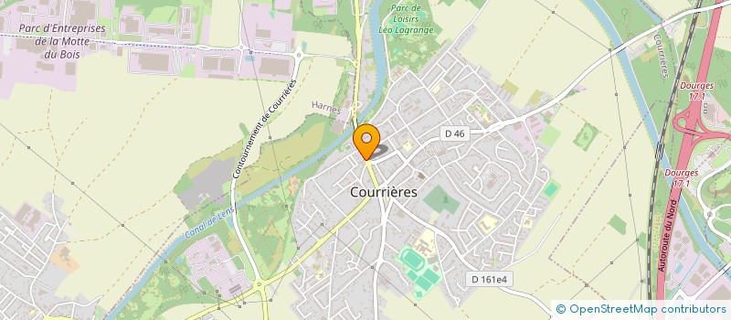 localisation de l'entreprise AUTO ECOLE BEGARD à COURRIERES