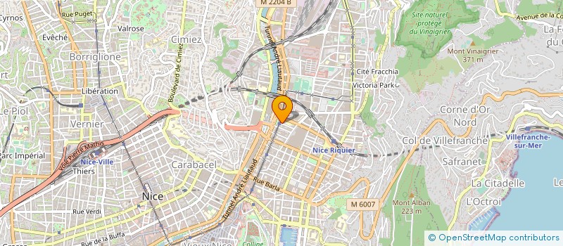 localisation de l'entreprise AUTO ECOLE BELLONE  NICE