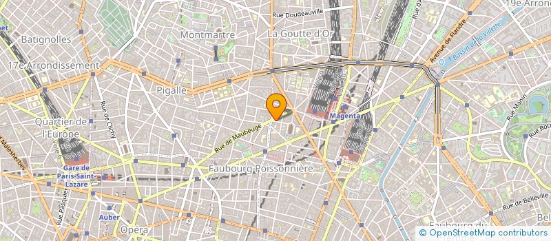 localisation de l'entreprise AUTO ECOLE BELZUNCE  PARIS