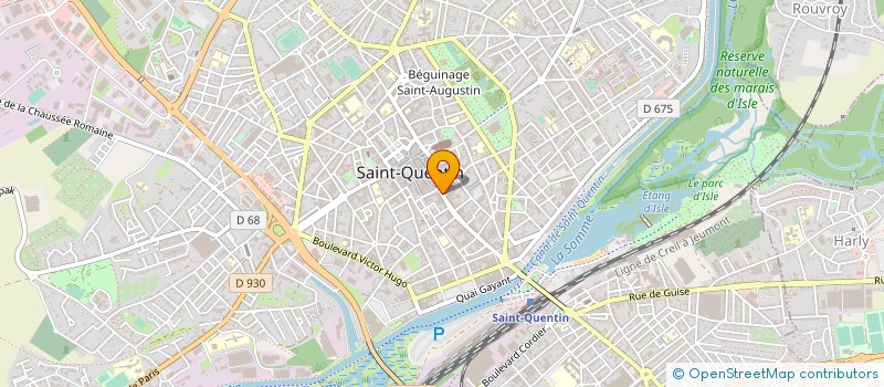 localisation de l'entreprise AUTO-ECOLE BERTELLI à SAINT-QUENTIN