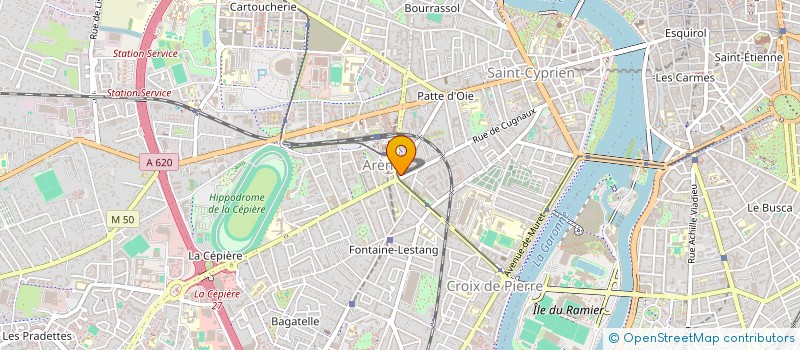 localisation de l'entreprise AUTO-ECOLE BK  TOULOUSE