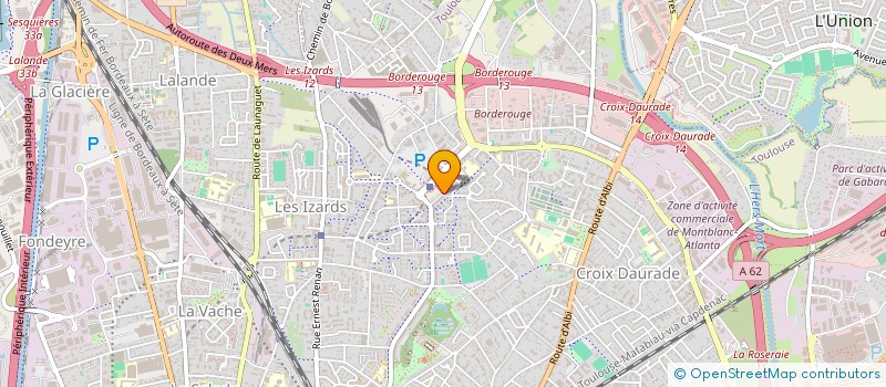 localisation de l'entreprise AUTO ECOLE BORDEROUGE à TOULOUSE