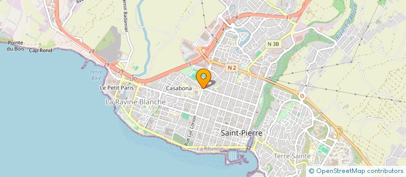 localisation de l'entreprise AUTO ECOLE BOULEVARD BANK à SAINT-PIERRE