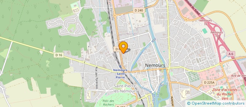 localisation de l'entreprise AUTO ECOLE BOURDEAUX à NEMOURS