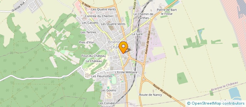 localisation de l'entreprise AUTO-ECOLE BRIENNOISE  BRIENNE-LE-CHATEAU