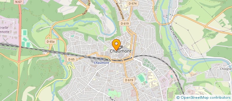 localisation de l'entreprise AUTO ECOLE BUFFET à CHAUMONT