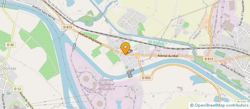 localisation de l'entreprise AUTO ECOLE  C'EST PERMIS  GOLFECH