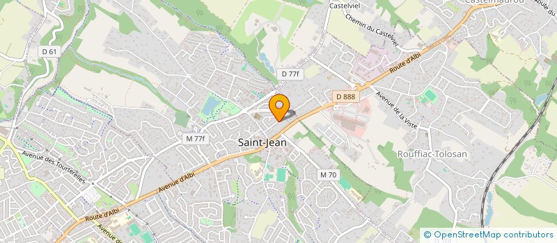 localisation de l'entreprise AUTO ECOLE C.PERMIS à SAINT-JEAN