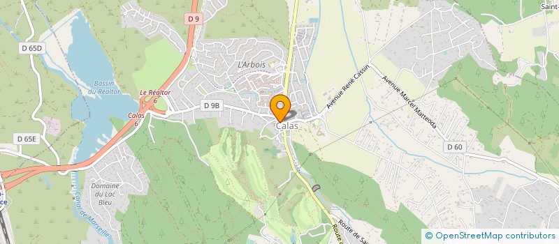 localisation de l'entreprise AUTO-ECOLE CALAS CONDUITE FORMATION à CABRIES