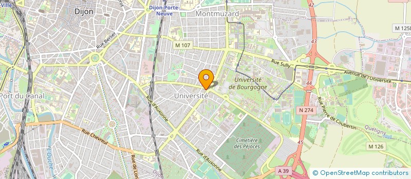localisation de l'entreprise AUTO-ECOLE CAMPUS à DIJON