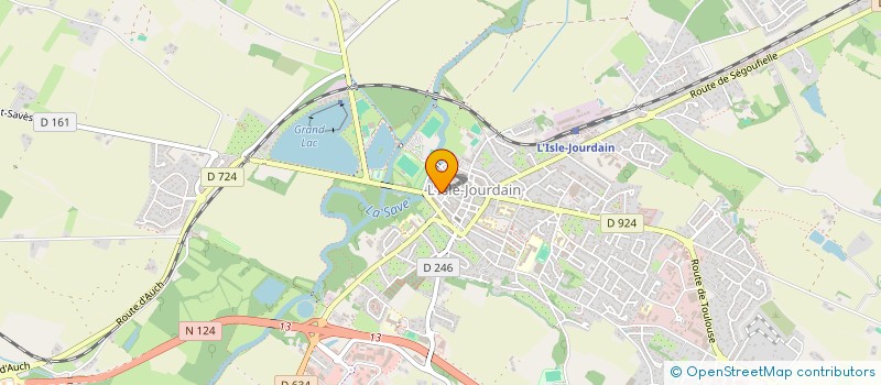 localisation de l'entreprise AUTO ECOLE CAPTAIN CONDUITE 32  L'ISLE-JOURDAIN