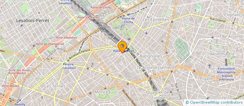 localisation de l'entreprise AUTO ECOLE CARDINET à PARIS