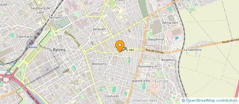 localisation de l'entreprise AUTO-ECOLE CERNAY  REIMS