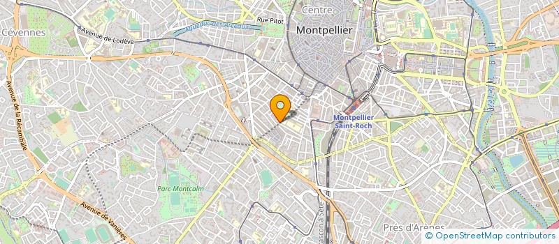 localisation de l'entreprise AUTO ECOLE CLEMENCEAU à MONTPELLIER