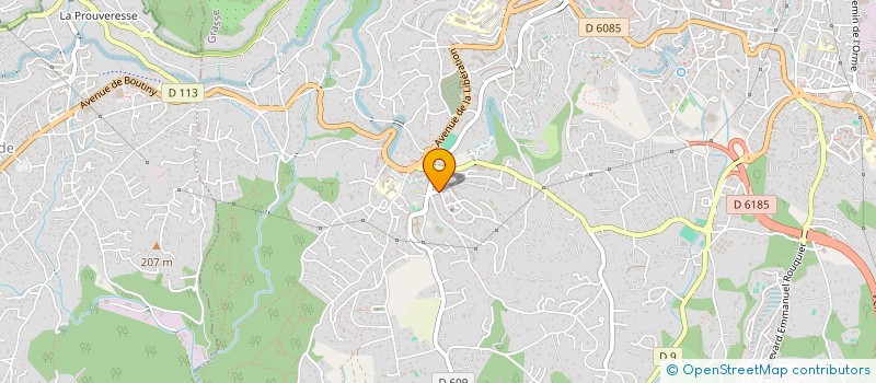 localisation de l'entreprise AUTO ECOLE COMPTE TOURS à GRASSE