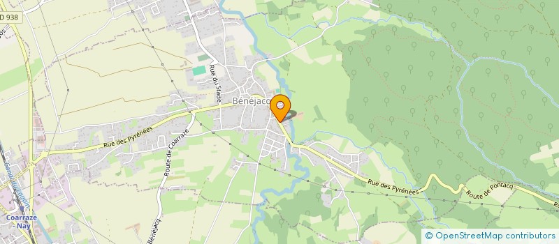 localisation de l'entreprise AUTO ECOLE CONDUITE ET FORMATION.COM  NAY