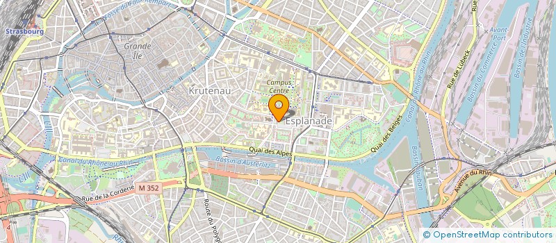 localisation de l'entreprise AUTO ECOLE CONDUITE PARK à STRASBOURG