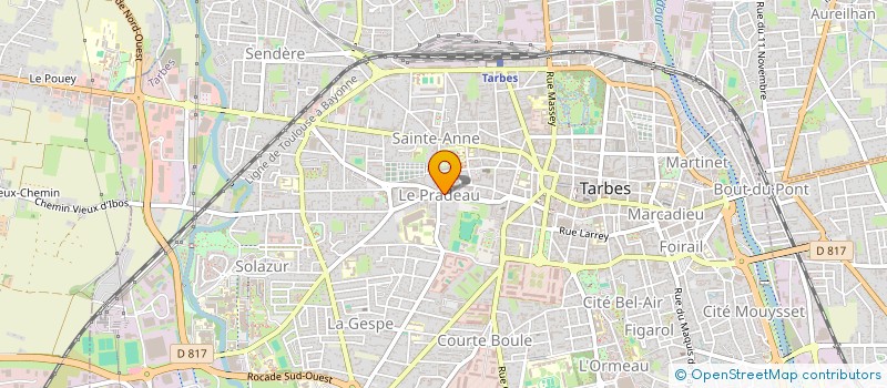 localisation de l'entreprise AUTO ECOLE CONTACT  TARBES