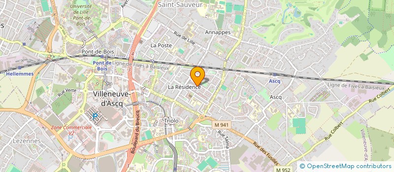 localisation de l'entreprise AUTO ECOLE D ANNAPPES à VILLENEUVE-D'ASCQ
