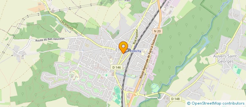 localisation de l'entreprise AUTO-ECOLE D'ETRECHY  ETRECHY