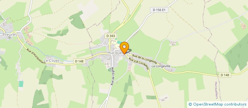 localisation de l'entreprise AUTO-ECOLE D'HUCQUELIERS  HUCQUELIERS