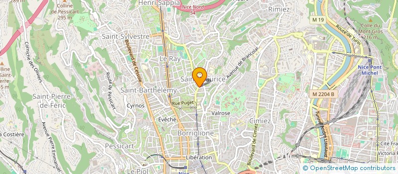 localisation de l'entreprise AUTO ECOLE DANIEL à NICE