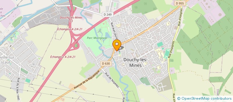 localisation de l'entreprise AUTO ECOLE DANIEL à DOUCHY-LES-MINES