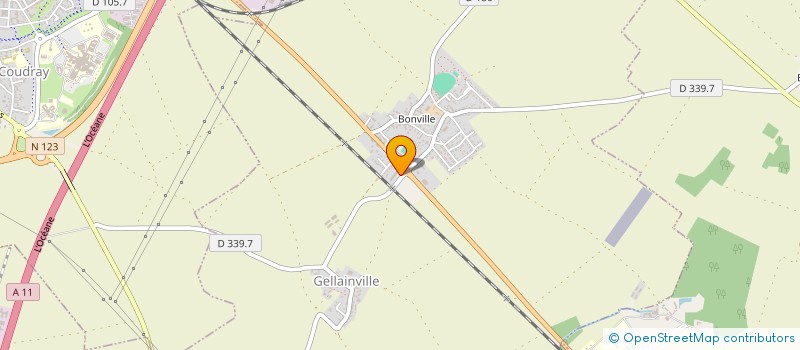 localisation de l'entreprise AUTO ECOLE DE BONVILLE à GELLAINVILLE