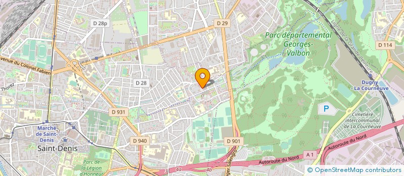 localisation de l'entreprise AUTO ECOLE DE FLOREAL  SAINT-DENIS