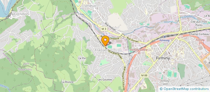 localisation de l'entreprise AUTO ECOLE DE FRAISSES  FRAISSES