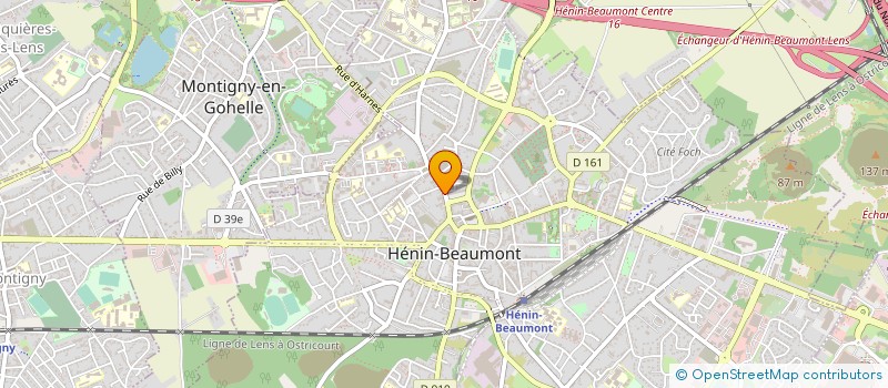 localisation de l'entreprise AUTO ECOLE DE L'ABBAYE à HENIN-BEAUMONT